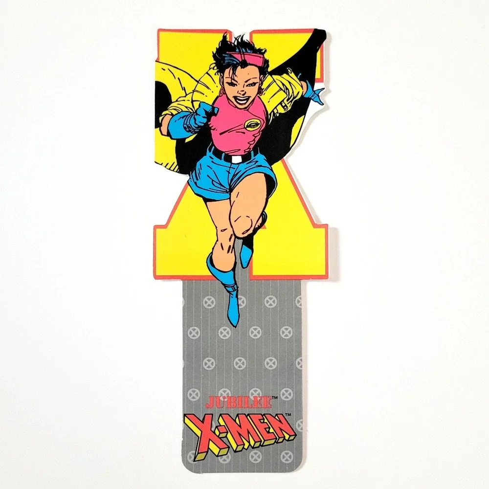 Vintage 90s X-Men Jubilee Bookmark die-cut Marvel Girl USA 1994 Antioch KS 32387